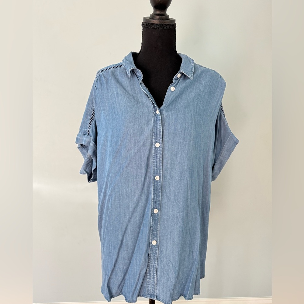 Time and Tru Denim Blue Shirt